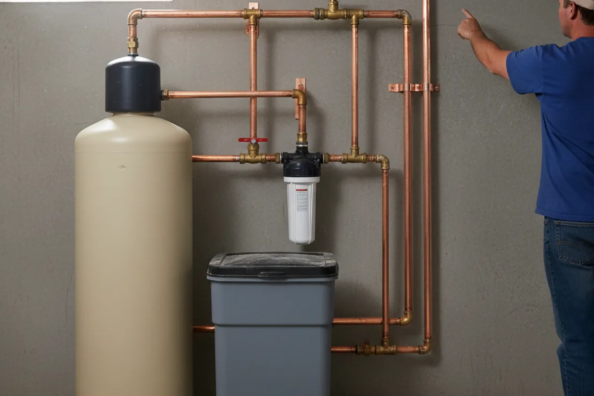 Whole-house water treatment system installed in Kinderhook